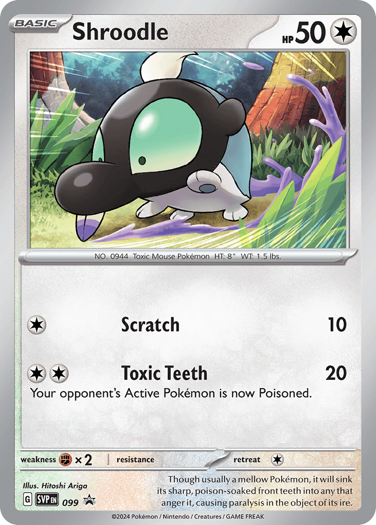 Carta Pokémon Shroodle 99