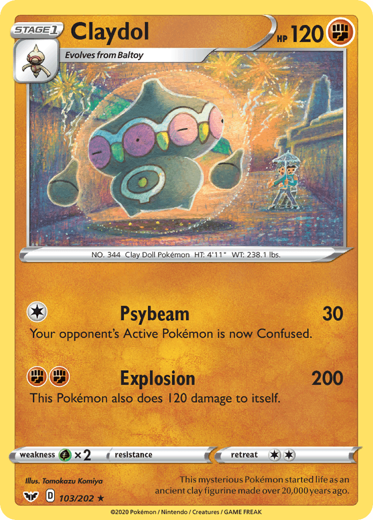 Carta Pokémon Claydol