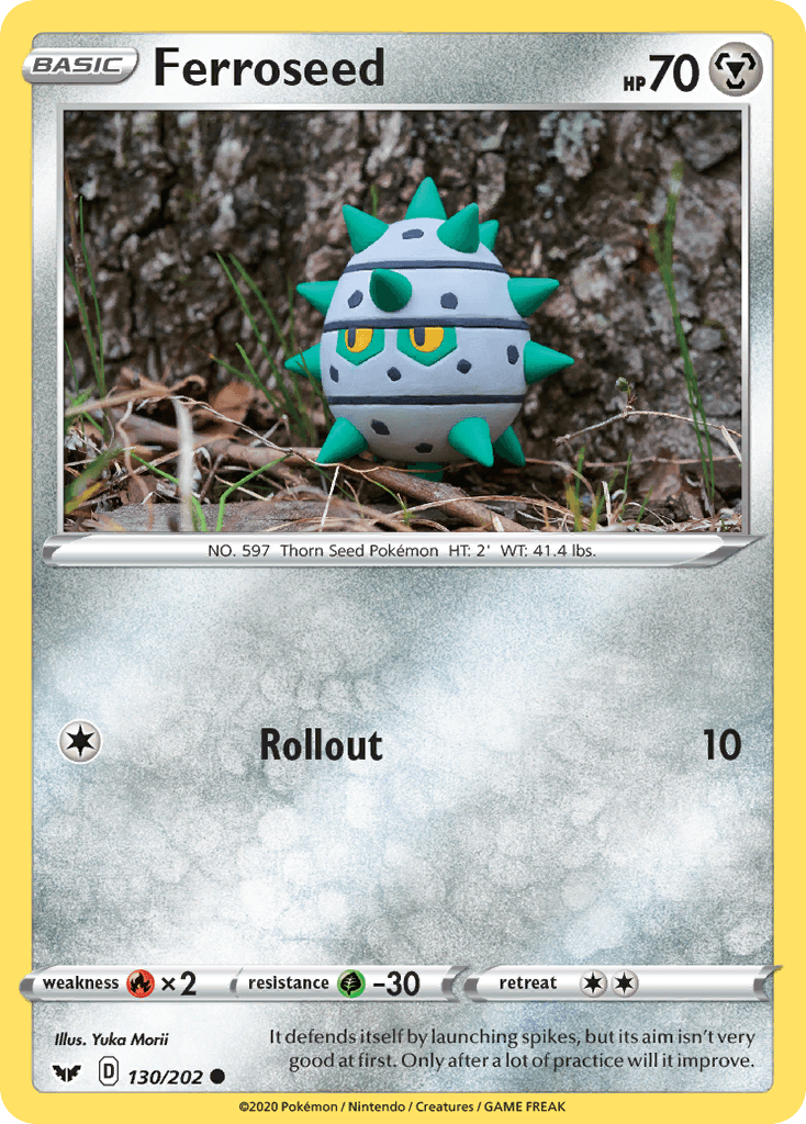 Carta Pokémon Ferroseed 130