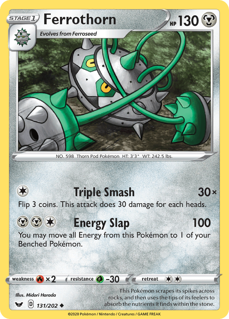 Carta Pokémon Ferrothorn 131