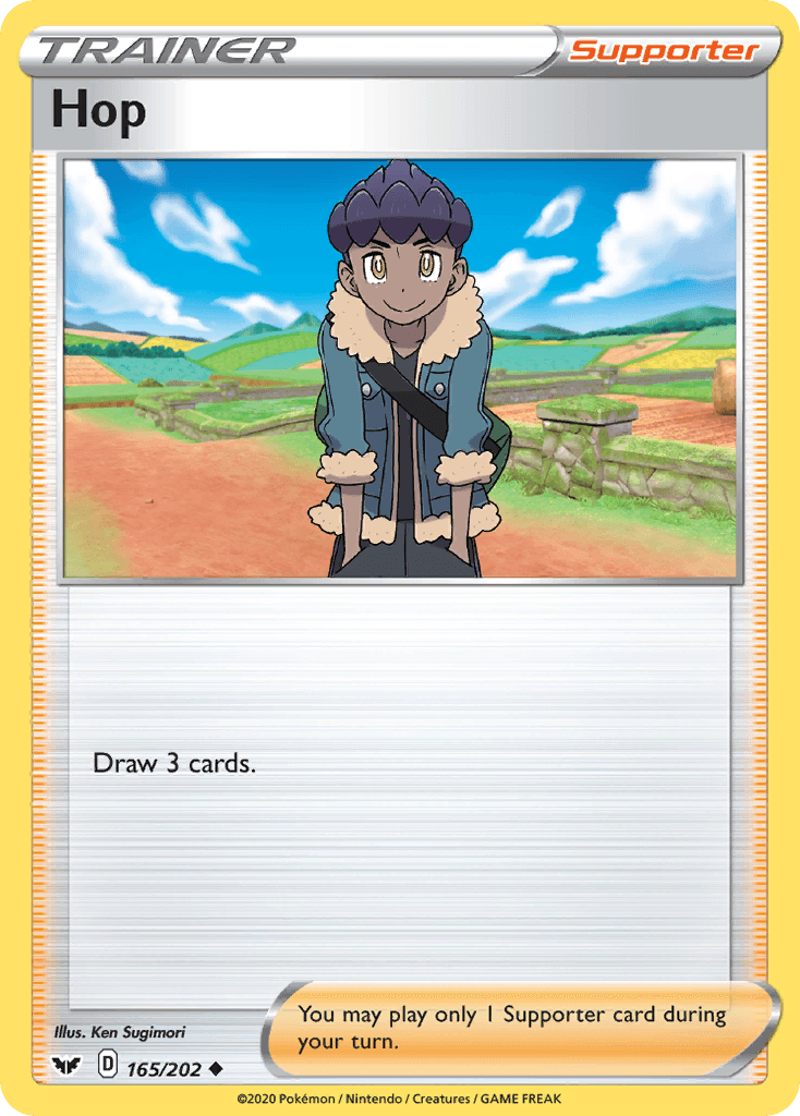 Carta Pokémon Hop 165 de Sword & Shield