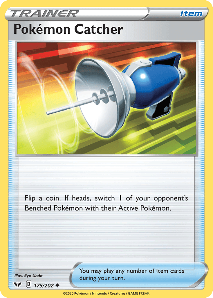 Carta Pokémon Pokémon Catcher 175 de Sword & Shield