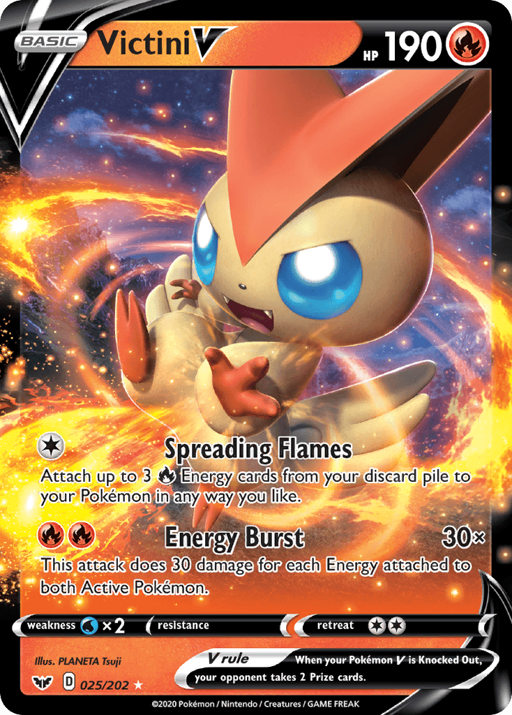Carta Pokémon Victini V