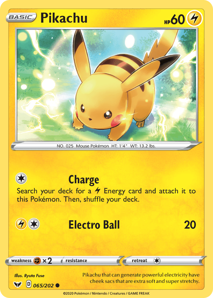 Carta Pokémon Pikachu