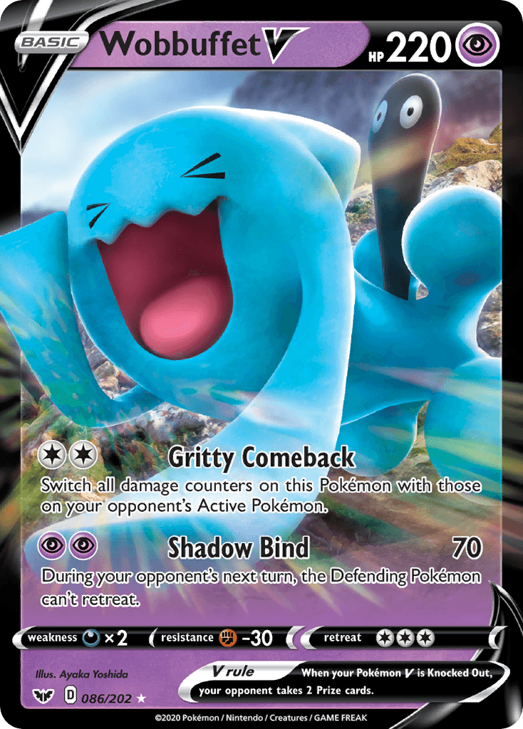 Carta Pokémon Wobbuffet V