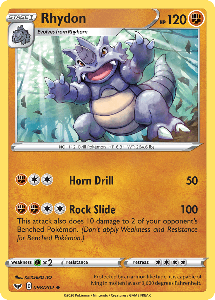 Carta Pokémon Rhydon