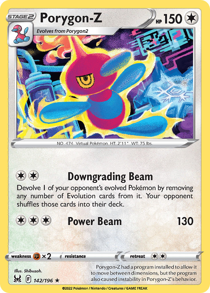 Carta Pokémon Porygon-Z