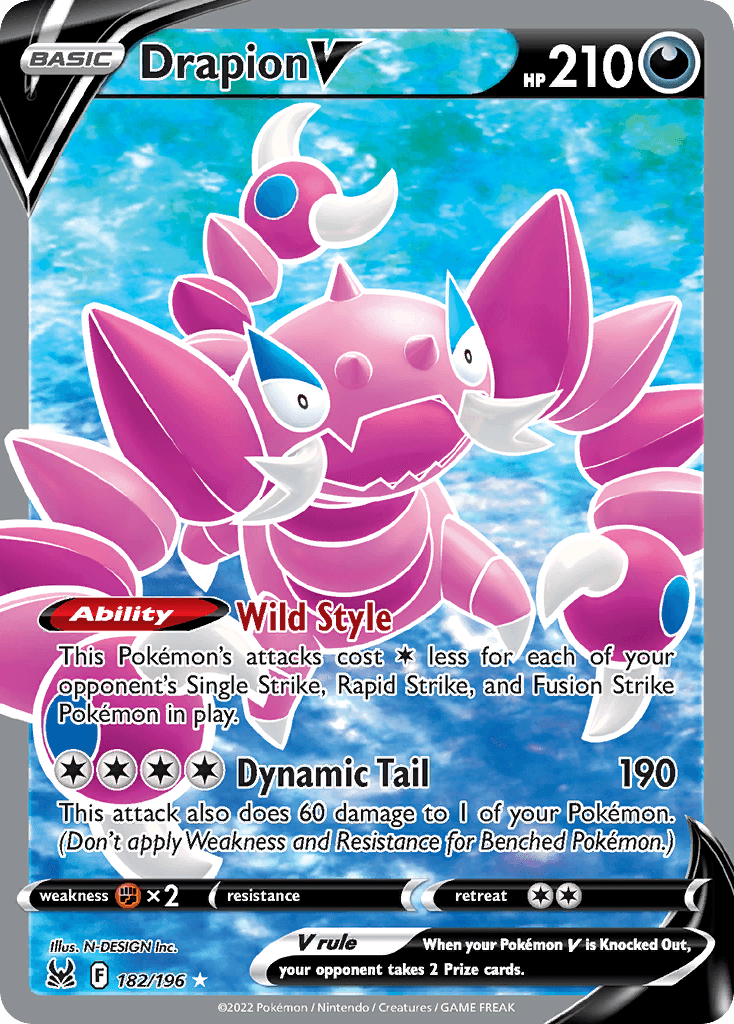 Carta Pokémon Drapion V