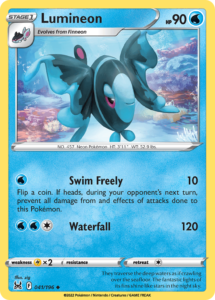 Carta Pokémon Lumineon 41