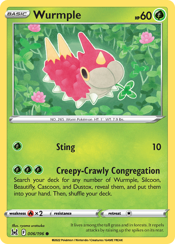 Carta Pokémon Wurmple 6