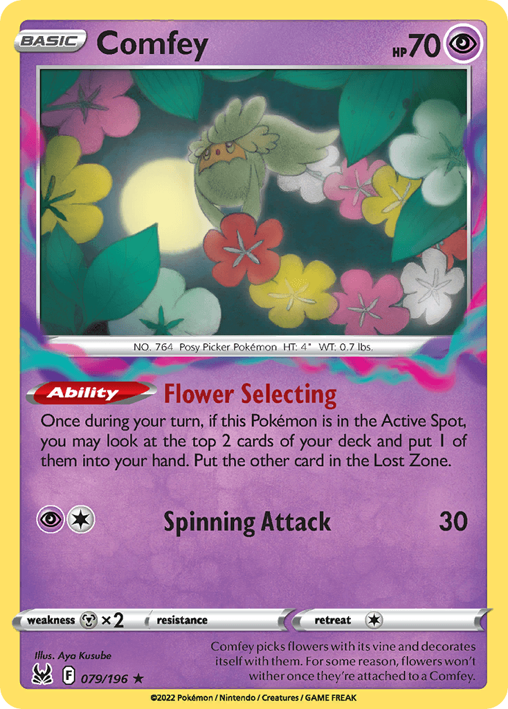 Carta Pokémon Comfey 79