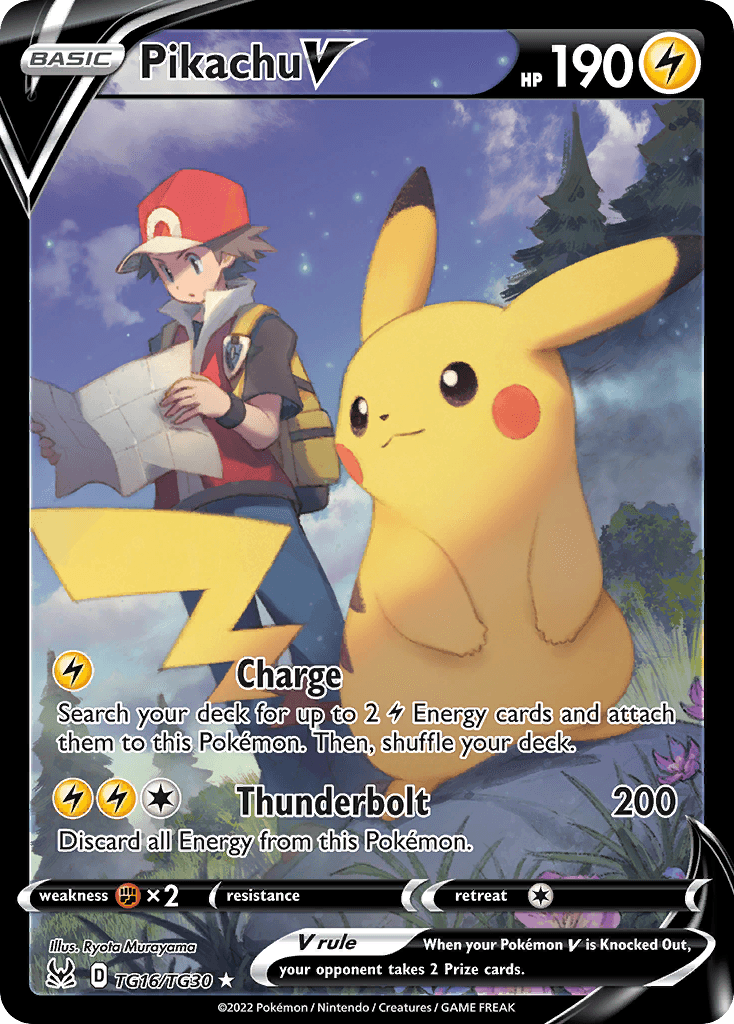 Carta Pokémon Pikachu V