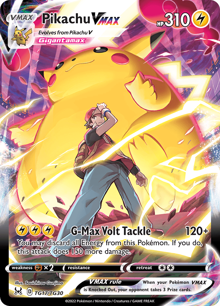 Carta Pokémon Pikachu VMAX