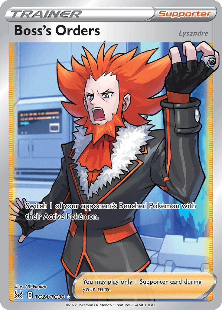 Carta Pokémon Boss's Orders TG24