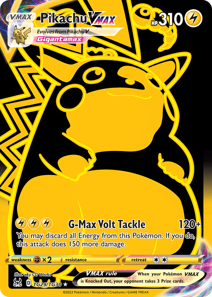 Carta Pokémon Pikachu VMAX