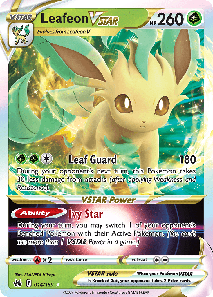 Carta Pokémon Leafeon VSTAR