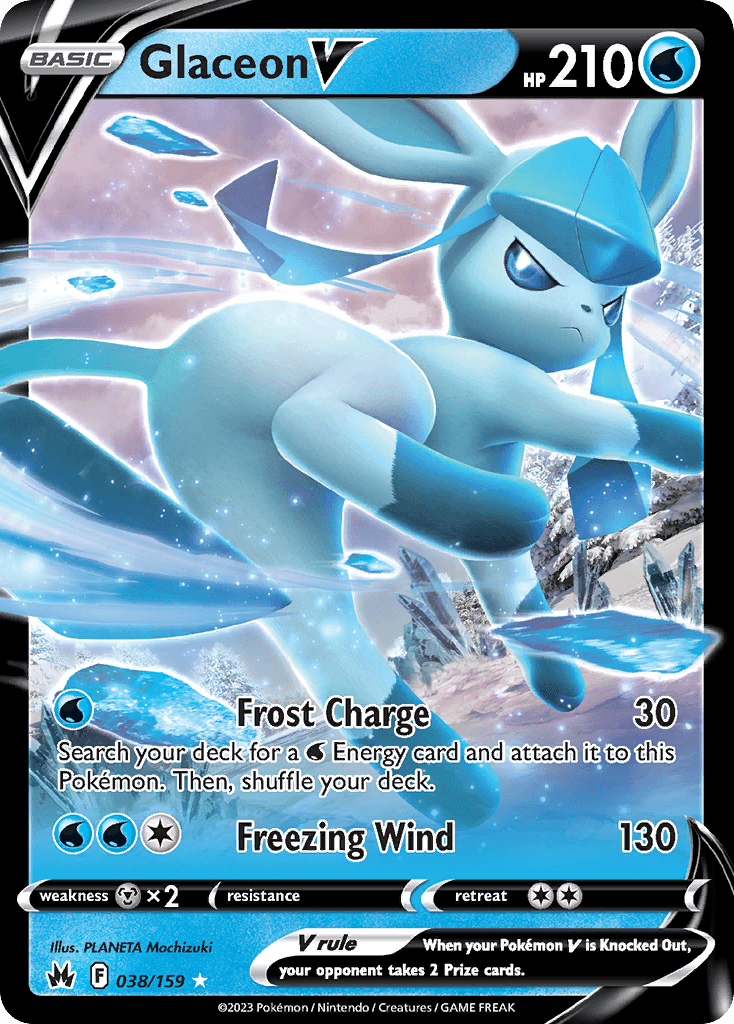 Carta Pokémon Glaceon V
