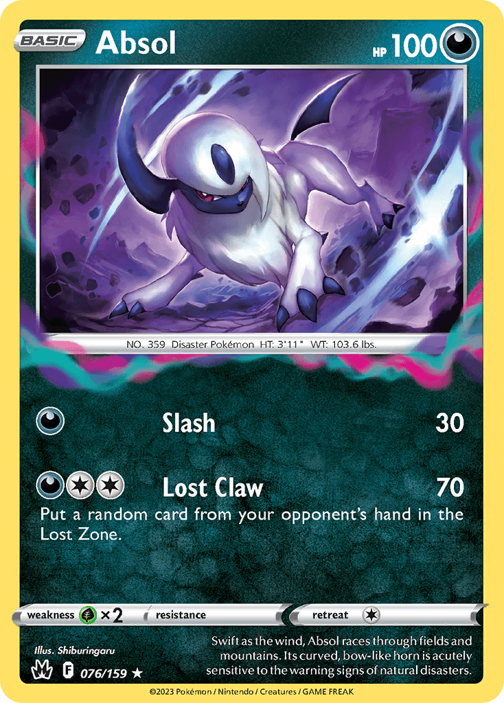Carta Pokémon Absol