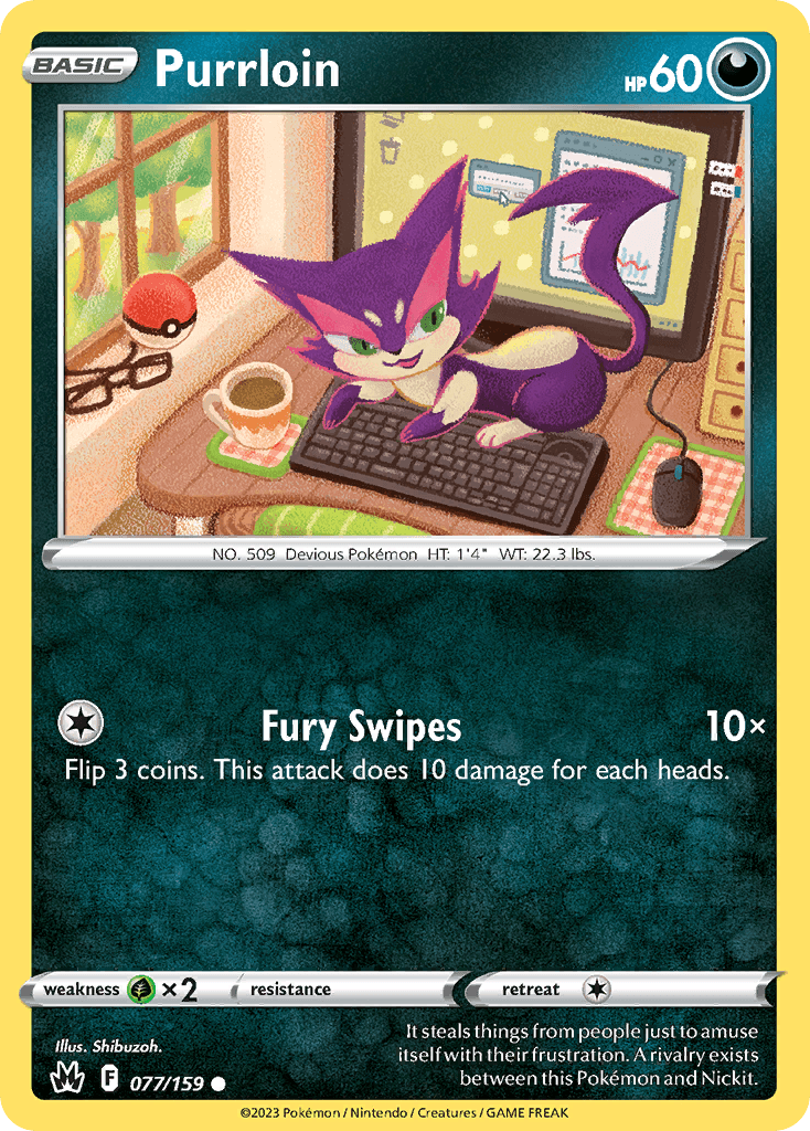 Carta Pokémon Purrloin