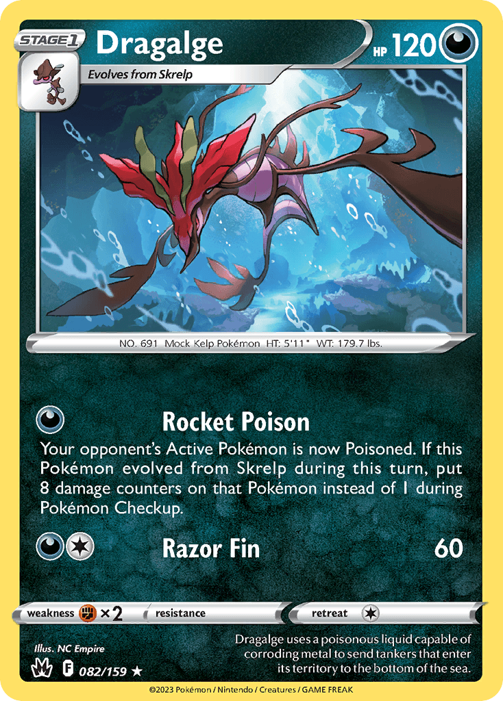 Carta Pokémon Dragalge