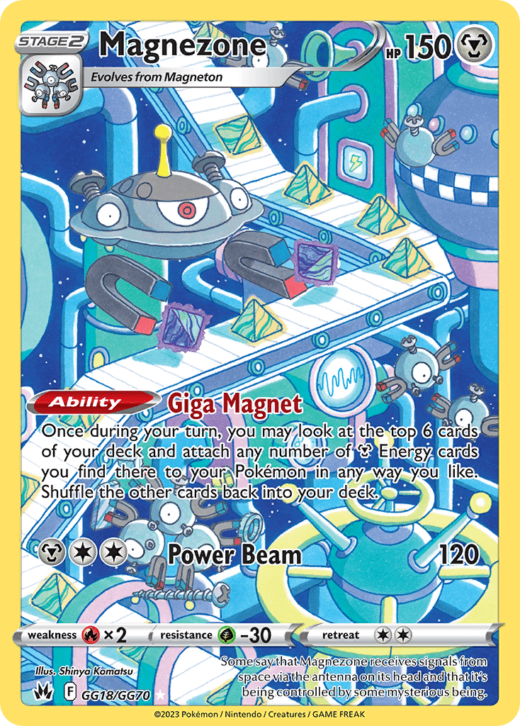 Carta Pokémon Magnezone GG18