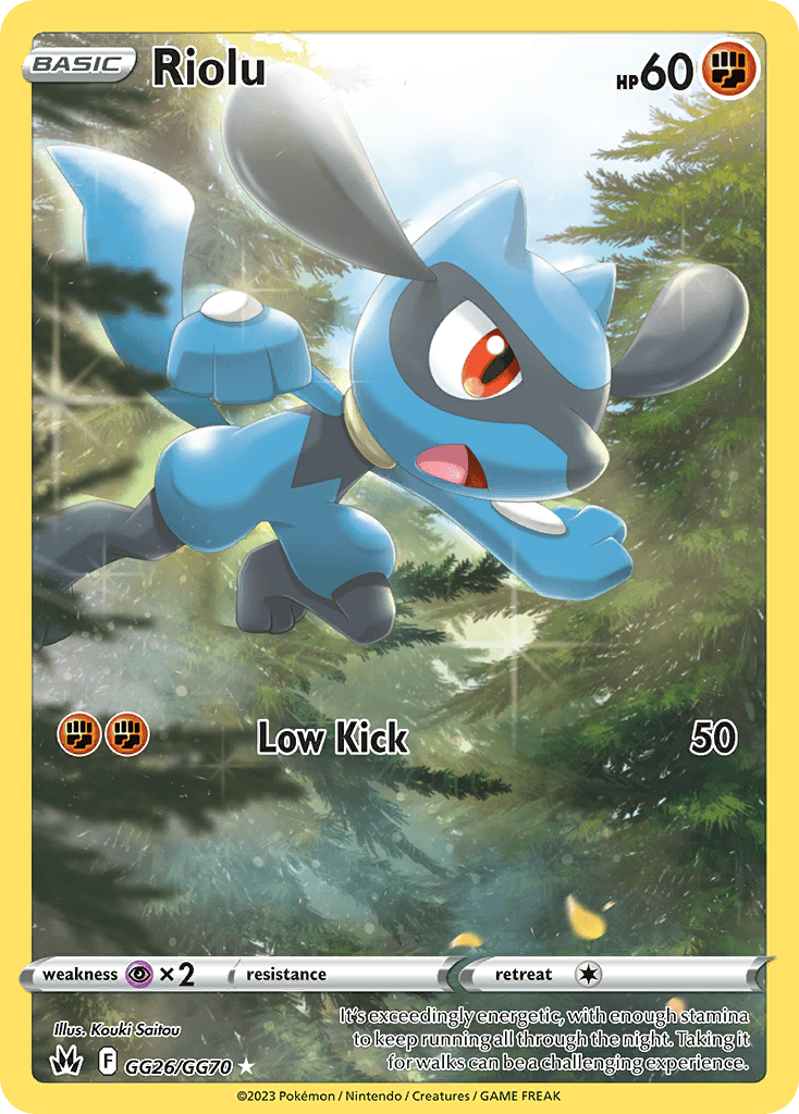 Carta Pokémon Riolu GG26