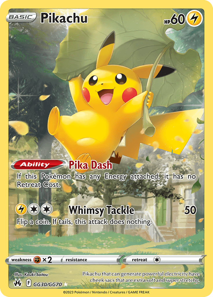 Carta Pokémon Pikachu