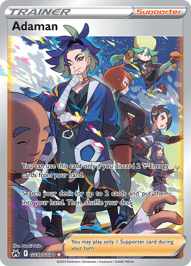 Carta Pokémon Adaman GG57