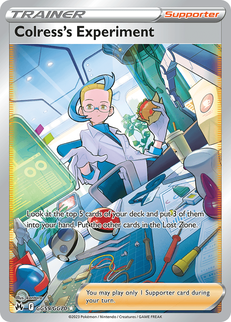 Carta Pokémon Colress's Experiment GG59