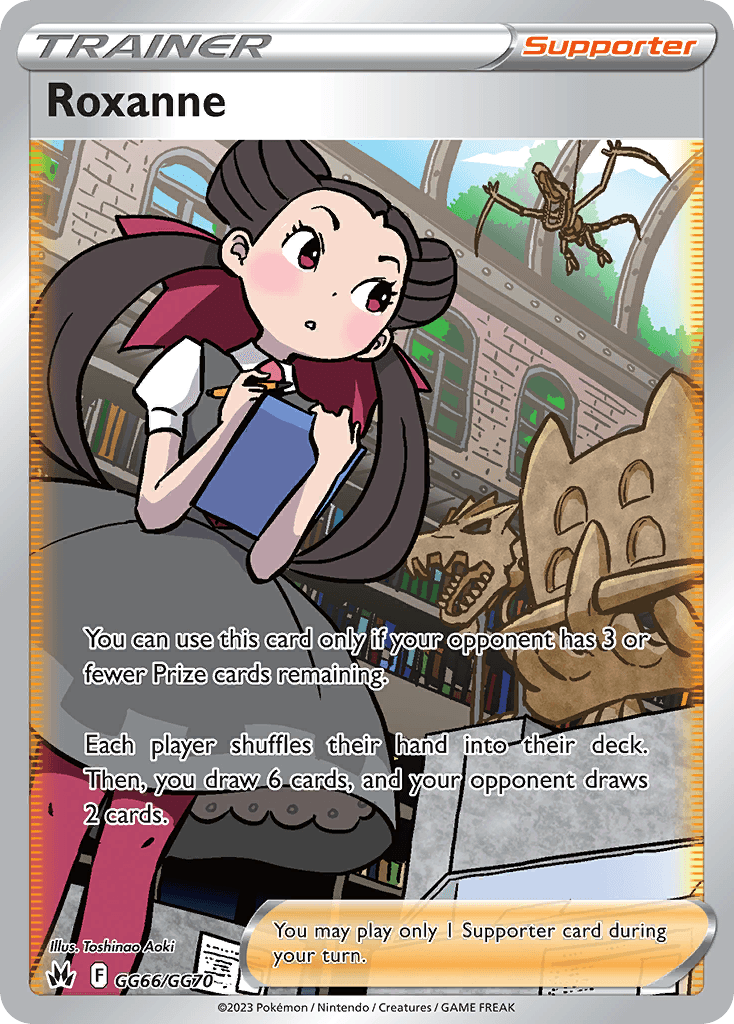 Carta Pokémon Roxanne GG66