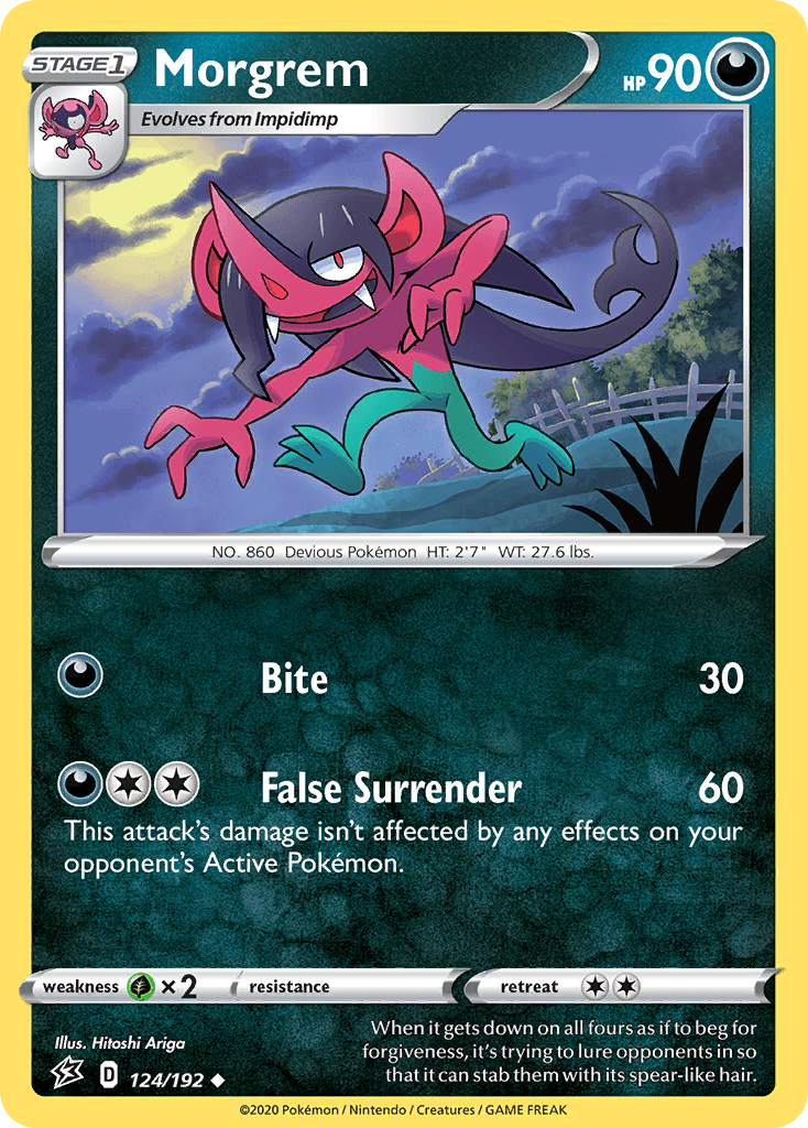 Carta Pokémon Morgrem