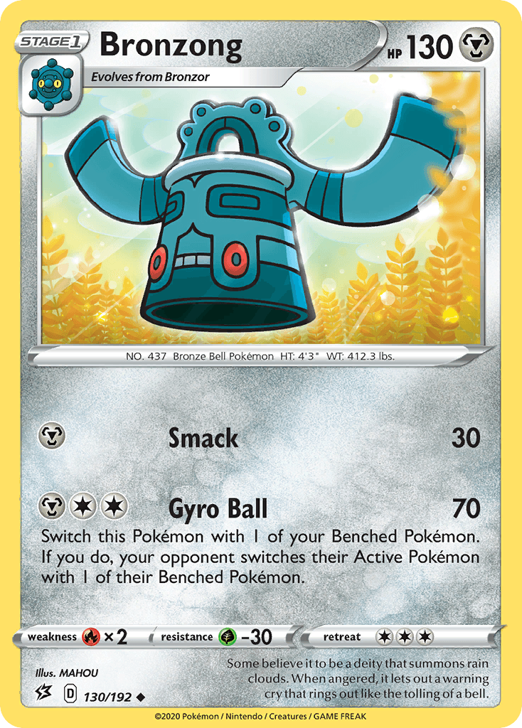 Carta Pokémon Bronzong