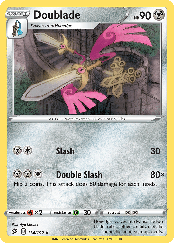Carta Pokémon Doublade