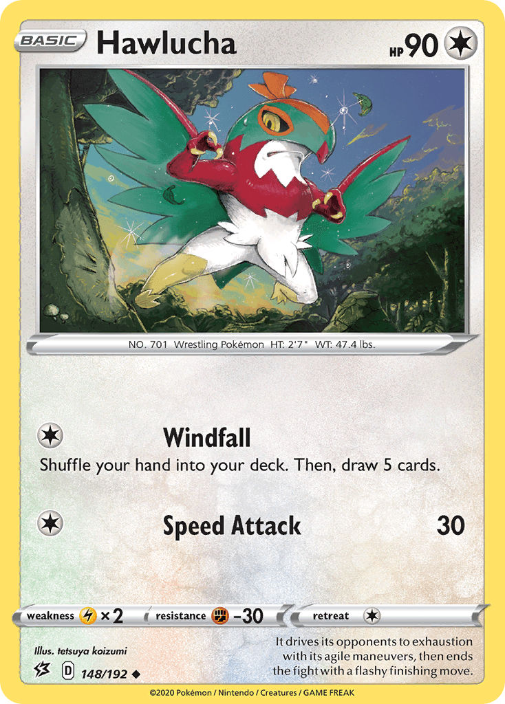 Carta Pokémon Hawlucha 148