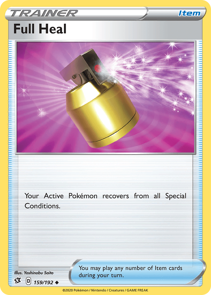 Carta Pokémon Full Heal 159