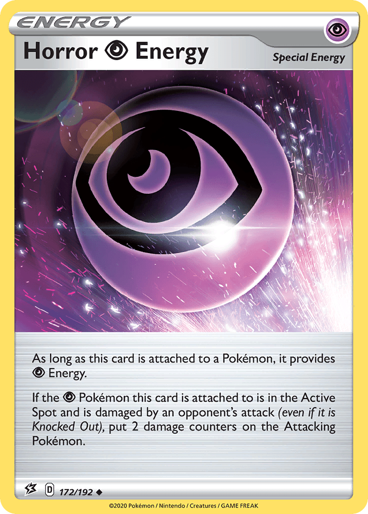 Carta Pokémon Horror Psychic Energy 172
