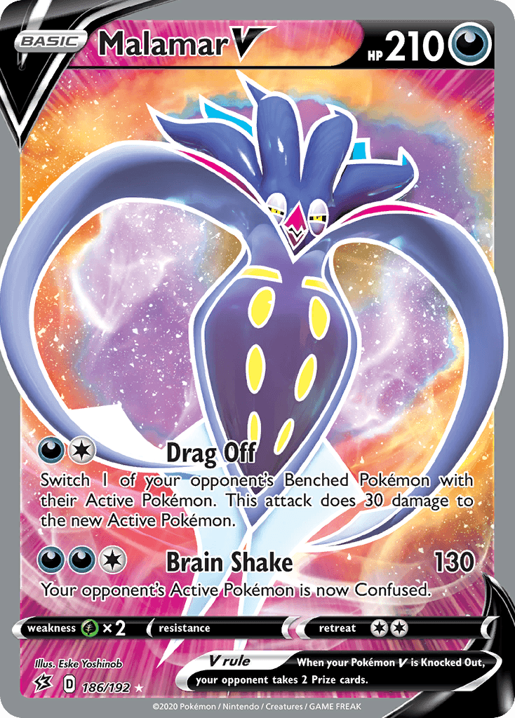 Carta Pokémon Malamar V 186
