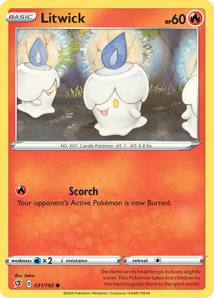 Carta Pokémon Litwick 31