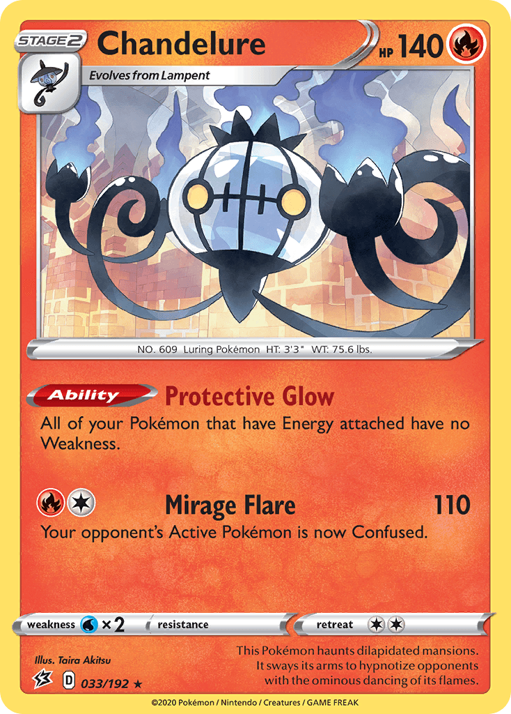 Carta Pokémon Chandelure