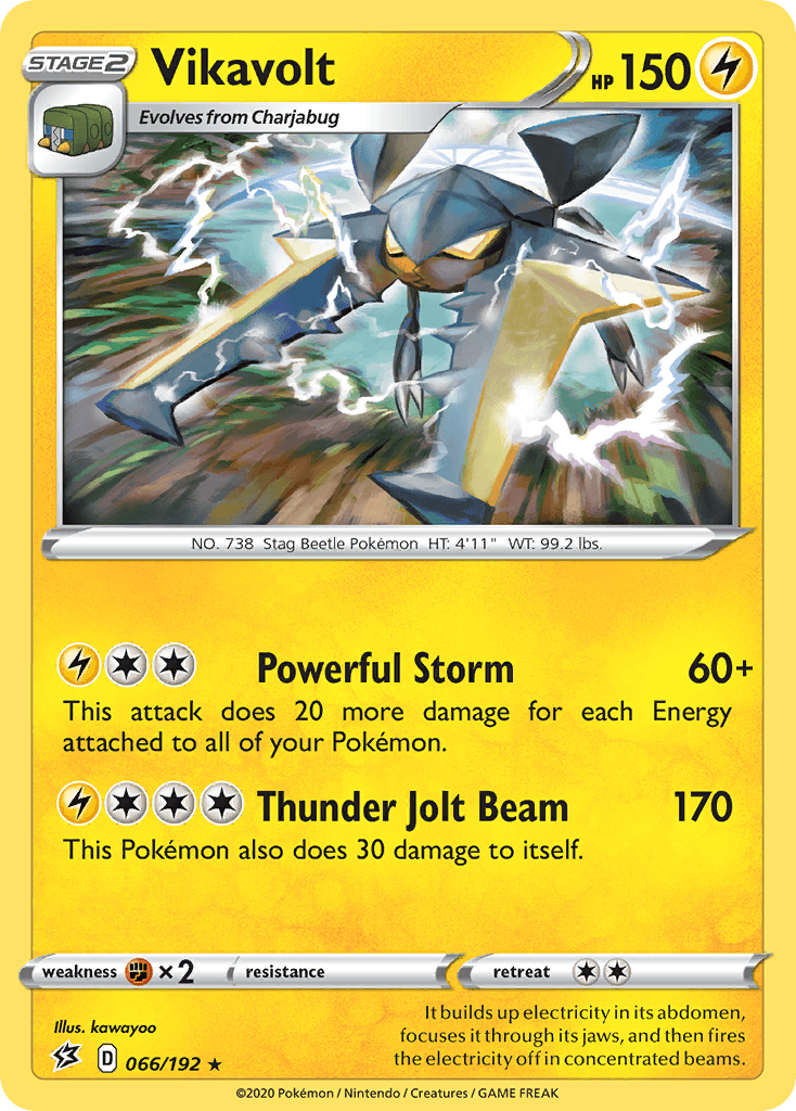 Carta Pokémon Vikavolt