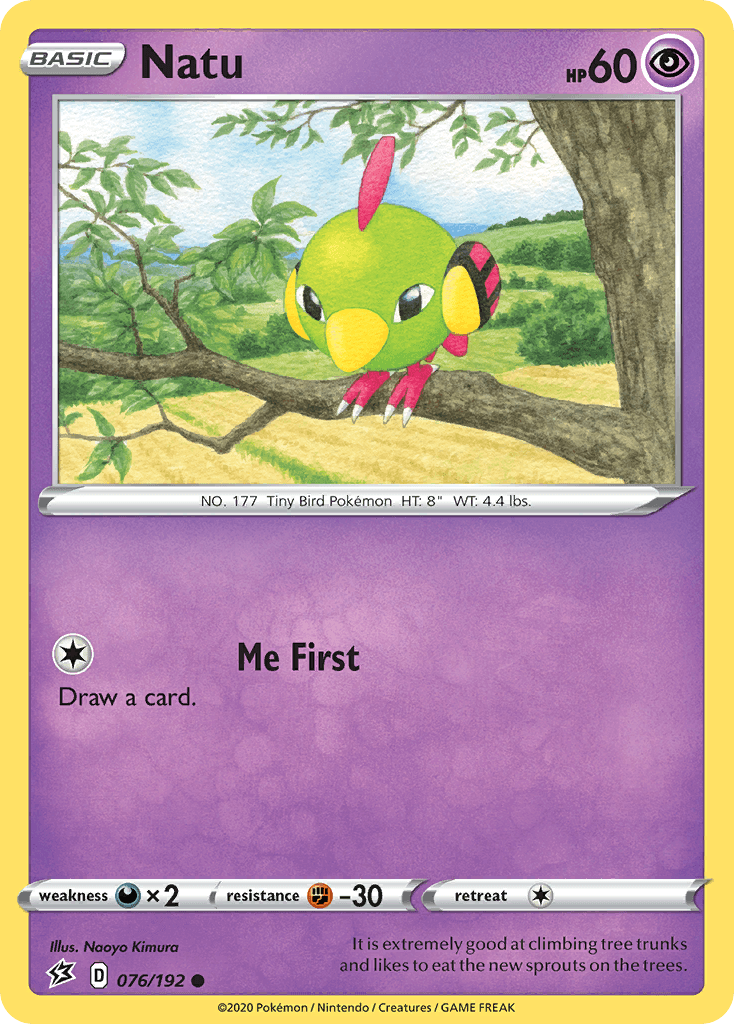 Carta Pokémon Natu