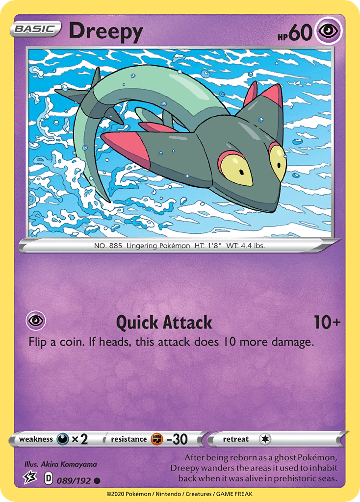 Carta Pokémon Dreepy 89