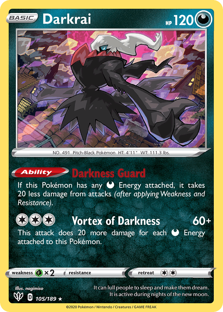 Carta Pokémon Darkrai