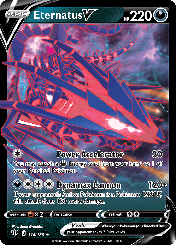 Carta Pokémon Eternatus V 116
