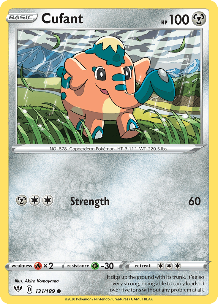 Carta Pokémon Cufant 131