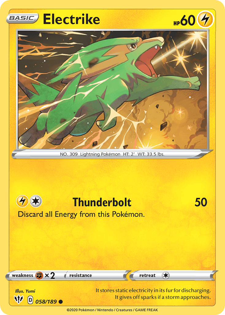 Carta Pokémon Electrike