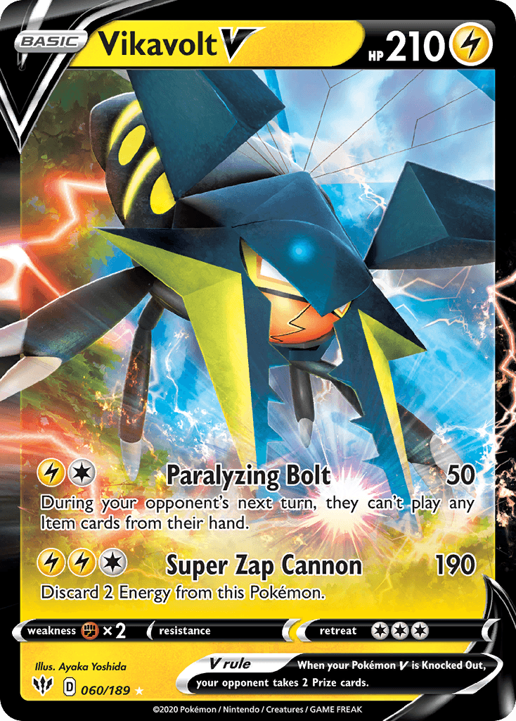 Carta Pokémon Vikavolt V