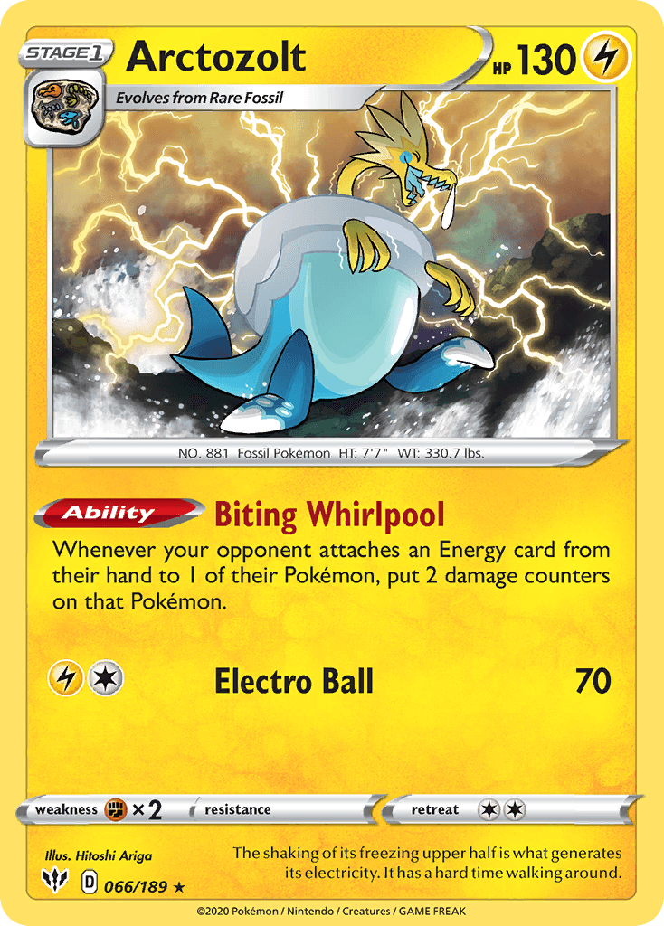 Carta Pokémon Arctozolt 66