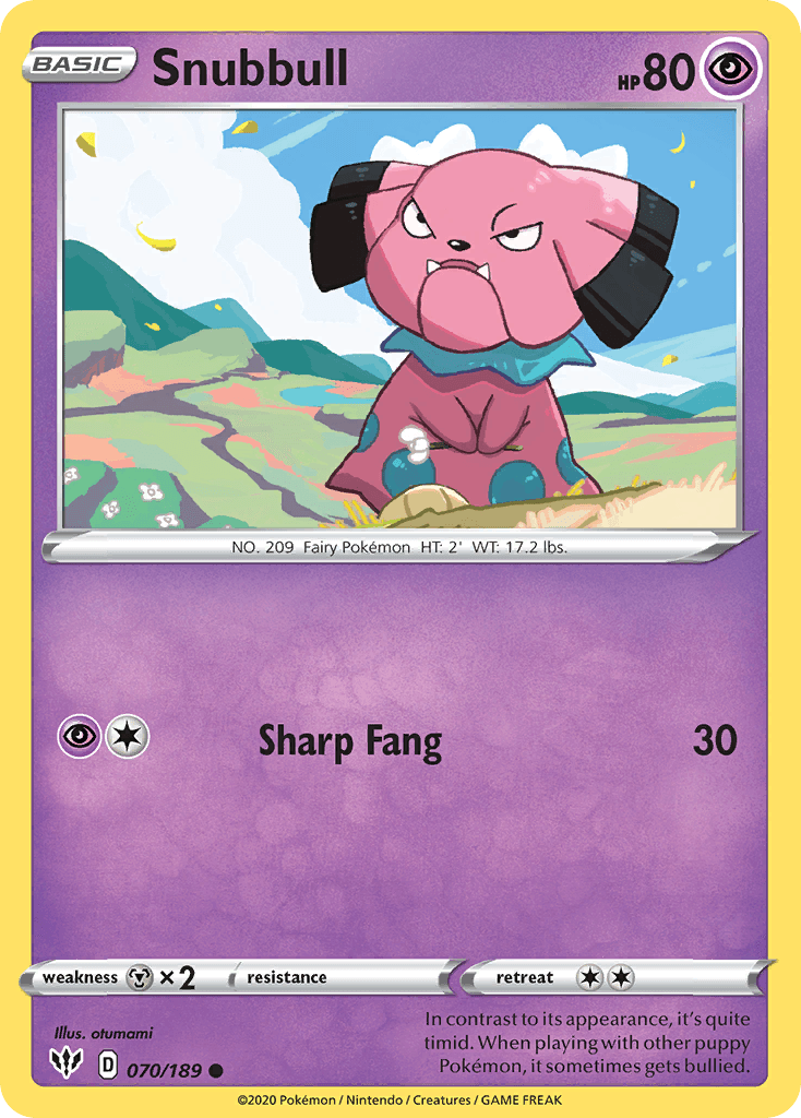 Carta Pokémon Snubbull