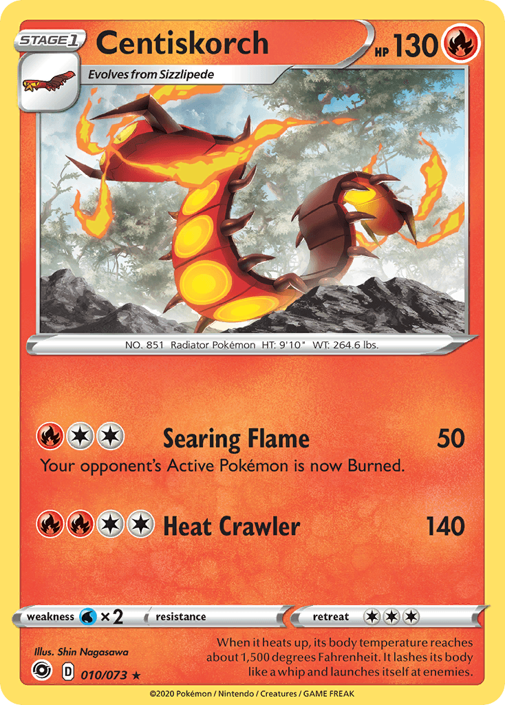 Carta Pokémon Centiskorch 10